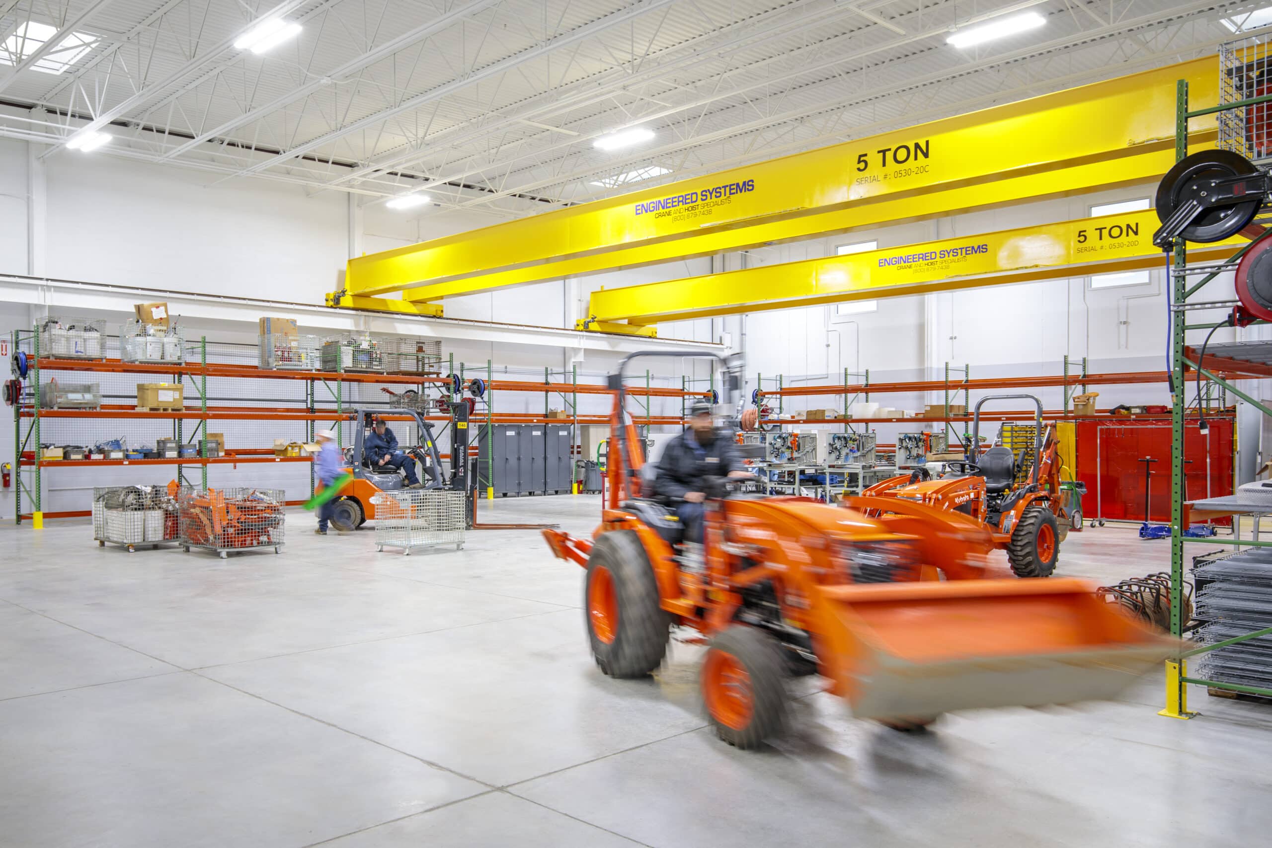 interior image at the kubota manufacturing research and development center