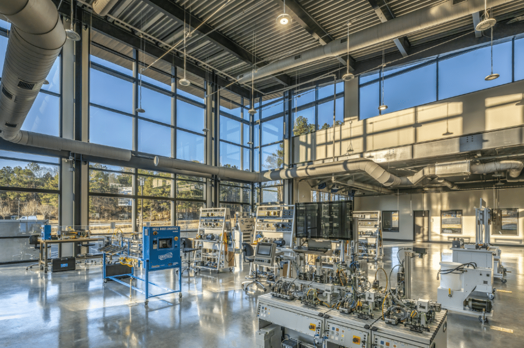 athens tech front interior