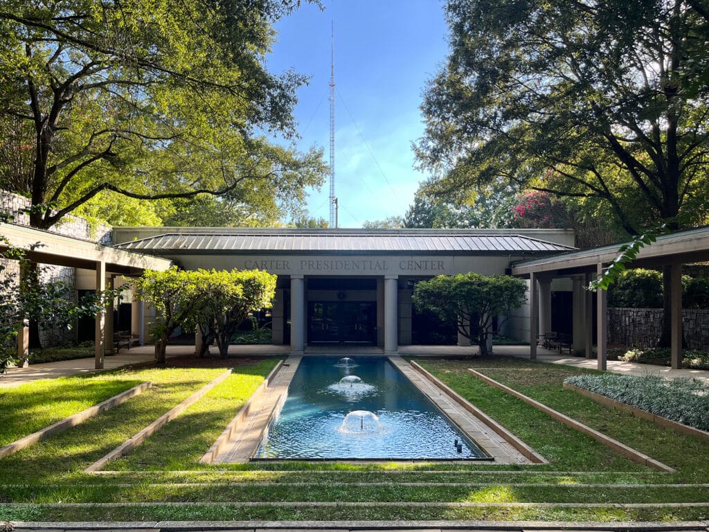 Jimmy Carter museum entrance