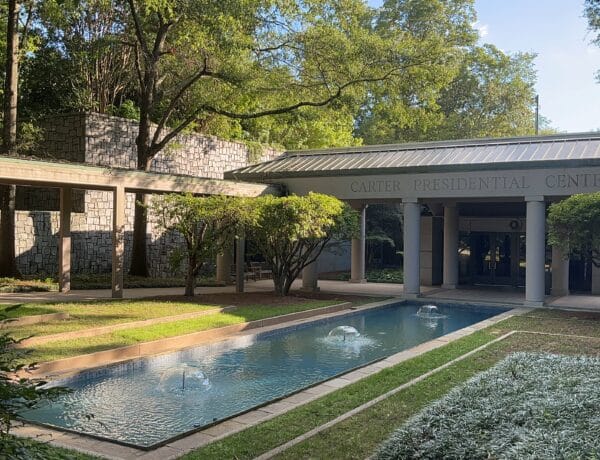 exterior image of jimmy carter presidential library and museum