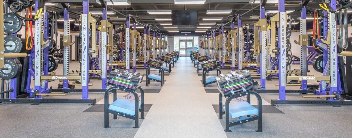 interior image of lumpkin county weight room