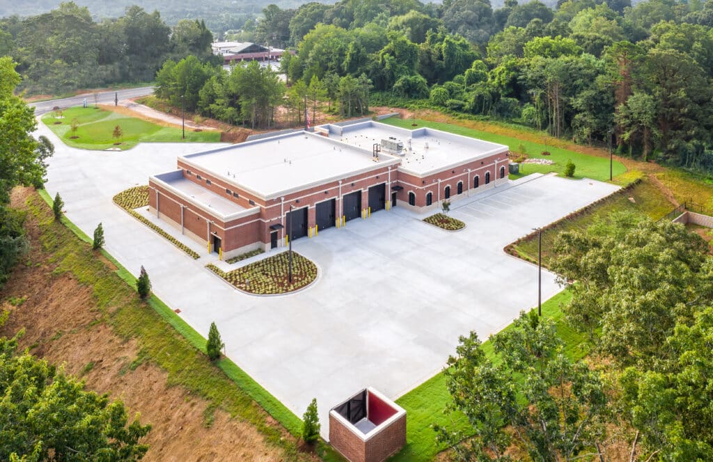 Gainesville Fire aerial