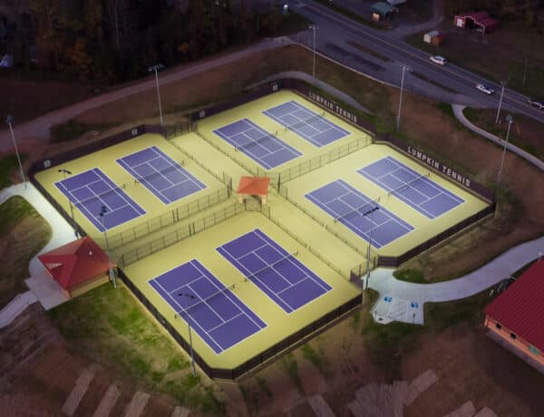 exterior image of lumpkin county tennis courts