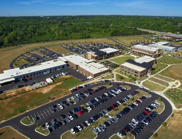 exterior overhead image of lanier technical college