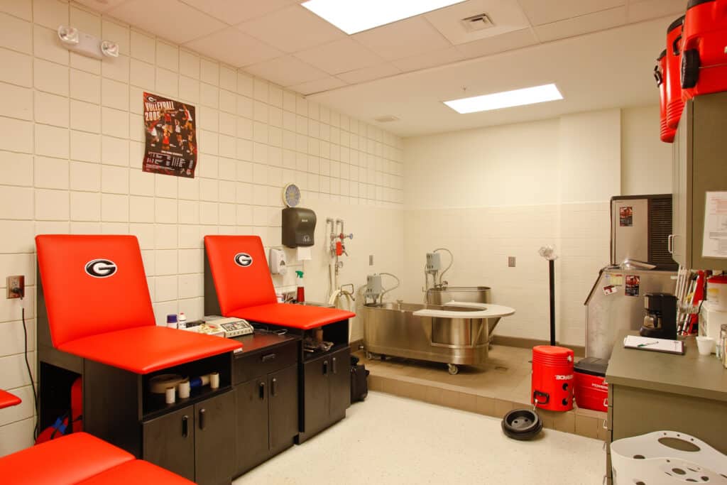 UGA locker room