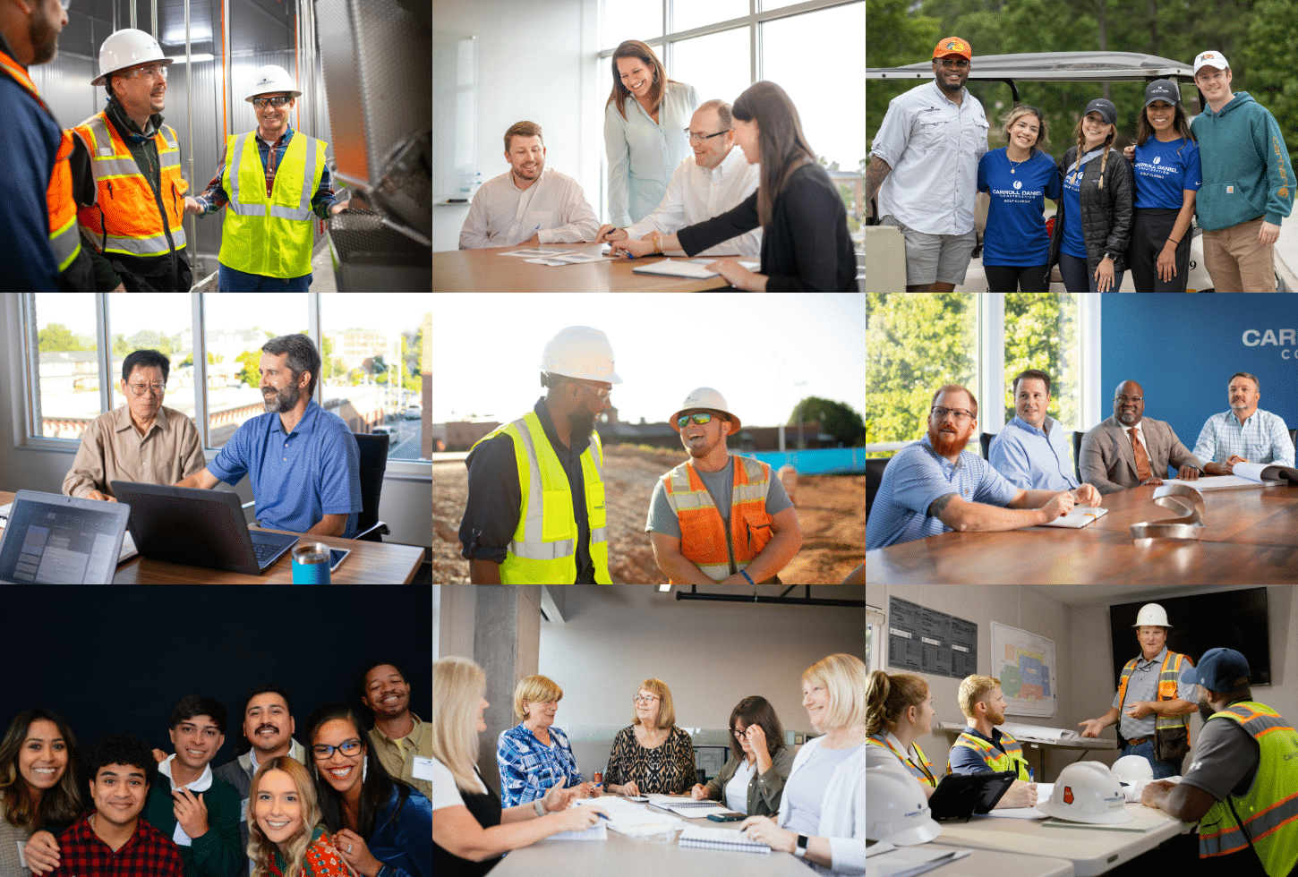 carroll daniel workplace collage